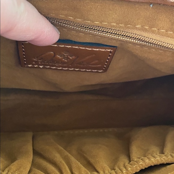 Patricia Nash Rich Brown Leather Crossbody Bag - Picture 9 of 10